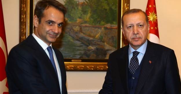 Başkan Erdoğan, Miçotakis İle Görüştü