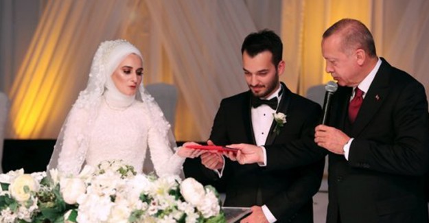 Başkan Erdoğan Nikah Şahidi Oldu