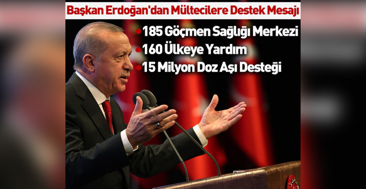 Başkan Erdoğan'dan Avrupa Bölgesi Göç ve Sağlık Yüksek Düzeyli Toplantısı'na video mesaj: 15 milyon doz aşıyı Afrikalı kardeşlerimize ulaştıracağız