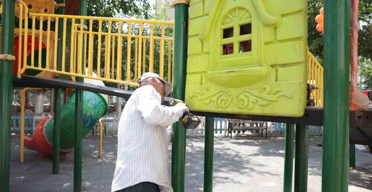 Başkan Kaya: çocuklarımız için parklarımızı yeniliyoruz