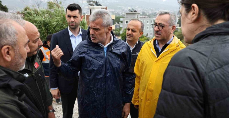 Başkan Öntürk, Yağıştan Etkilenen Bölgelerde İncelemelerde Bulundu