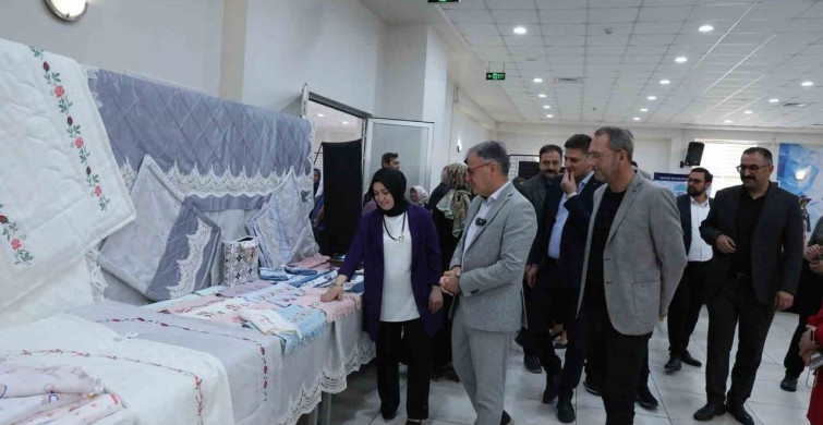 Başkan Özdoğan, KAYMEK kursiyerlerine tam not verdi