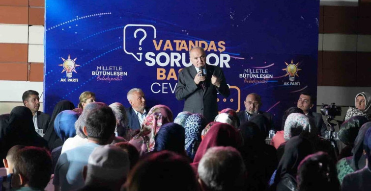 Başkan Özlü mahalle buluşmalarını Sancaklar'da sürdürdü