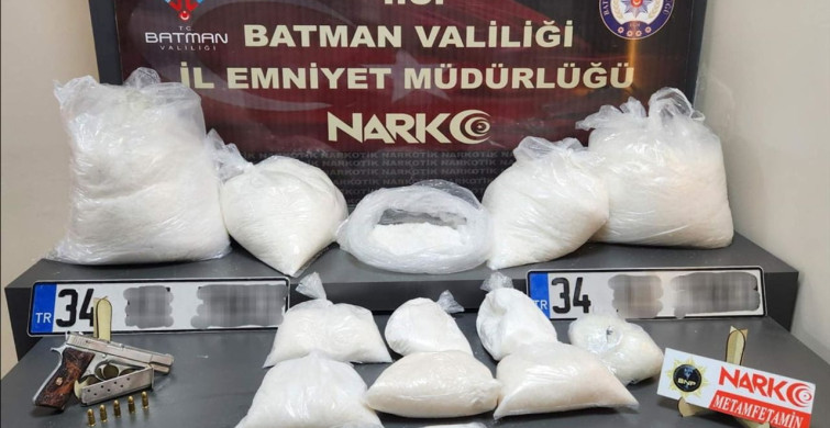 Batman'da 50 Kilo Metamfetamin Ele Geçirildi