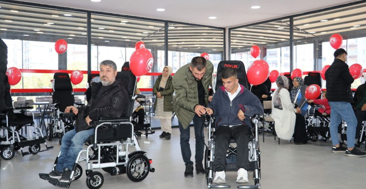 Batman'da Engellilere Tekerlekli Sandalye Desteği