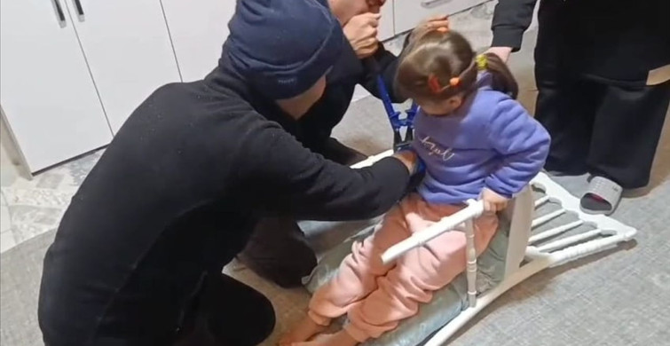 Batman'da İtfaiye Ekibi Çocuğu Sandalyeden Kurtardı