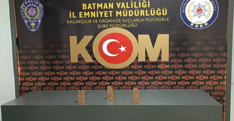 Batman'da Kaçakçılık Operasyonu: 2 Kilo 581 Gram Altın Ele Geçirildi