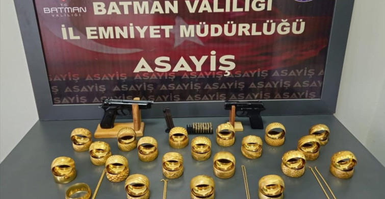 Batman'da Kuyumcu Soygununda 5 Şüpheli Tutuklandı