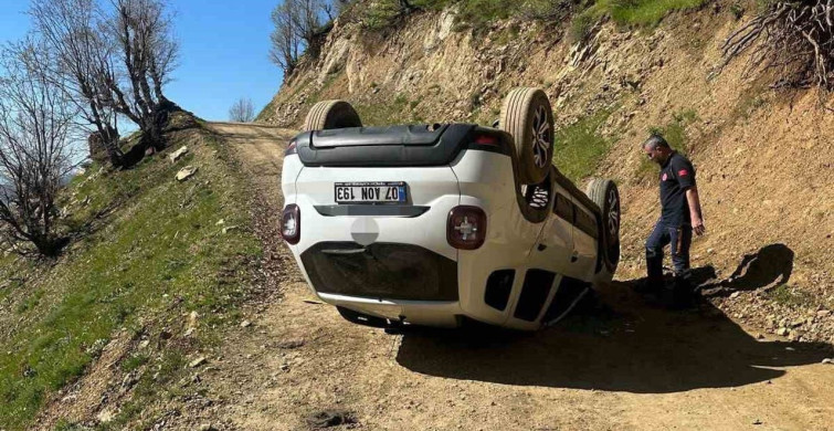 Batman'da Pancar Toplama Aracı Takla Attı