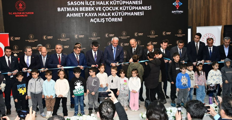 Batman'da Üç Yeni Kütüphane Açılışı