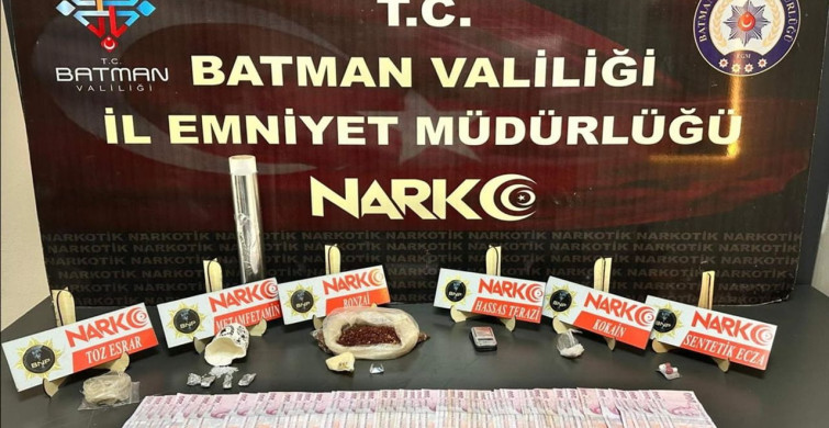 Batman'da Uyuşturucu Operasyonu: 5 Zanlı Tutuklandı