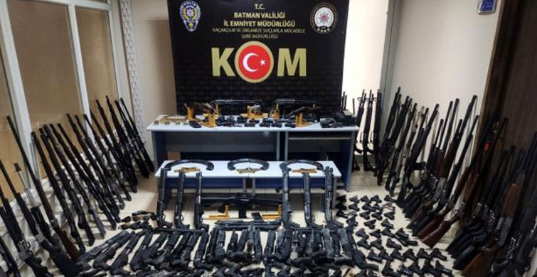 Batman'da Yüklü Cephanelik Ele Geçirildi