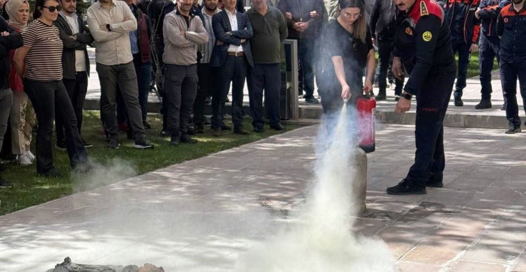 Bayburt Adliyesi Personeline Yangın Güvenliği Eğitimi Verildi