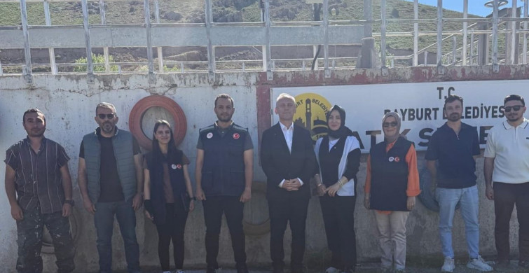 Bayburt Belediyesi atık su arıtma tesisi denetlendi