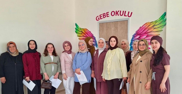 Bayburt’ta anne adaylarına sağlıklı gebelik eğitimi verildi