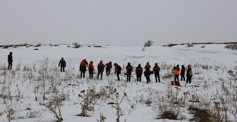 Bayburt'ta Çığda Arama Kurtarma Tatbikatı Yapıldı
