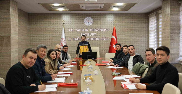 Bayburt'ta Emniyet Personeline İlk Yardım Eğitimi Verildi