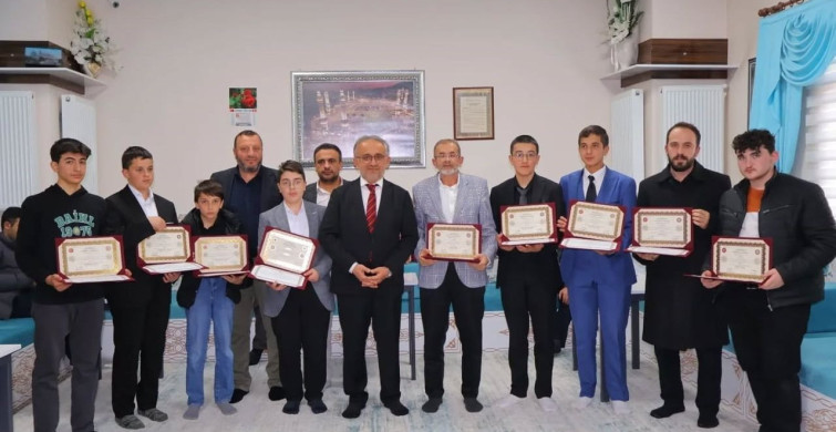 Bayburt'ta Hafızlık Belgesi Töreni Gerçekleşti