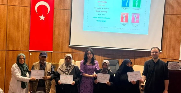 Bayburt'ta haziran ayı diyabet okulu eğitimleri tamamlandı