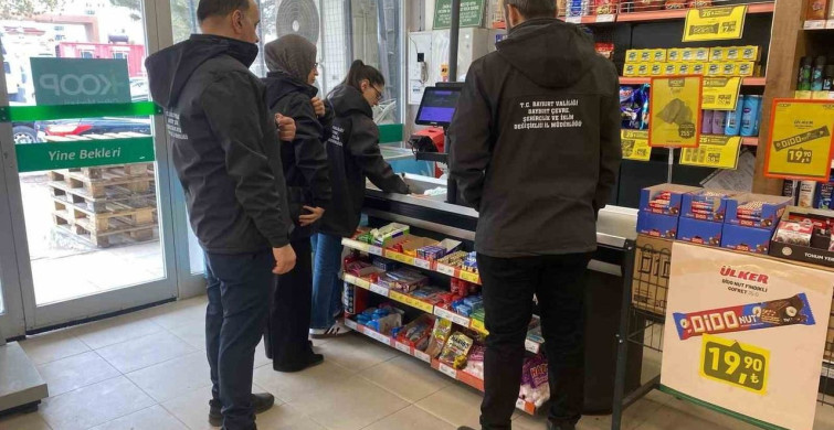 Bayburt'ta Marketlerde Sıfır Atık ve Poşet Denetimi Gerçekleştirildi