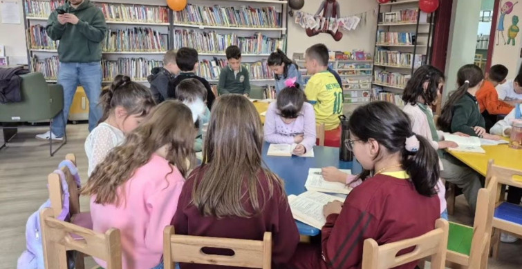 Bayburt'ta Öğrenciler Kütüphaneler Haftası'nda Kitapla Buluştu