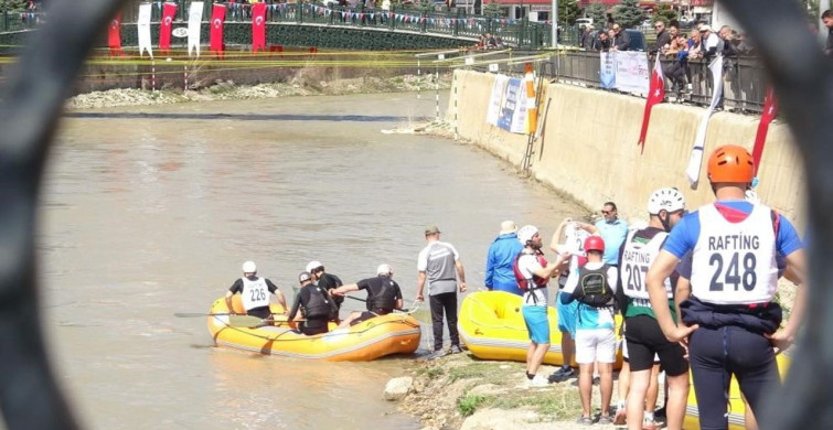 Bayburt'ta Üniversiteler Arası Rafting Şampiyonası Başlıyor