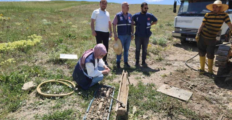 Bayburt’un gümüşsu köyünde jeolojik etüt çalışmaları incelendi
