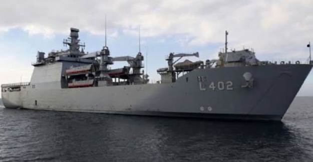 Bayraktar Tank Çıkarma Gemimiz Libya Kıyılarında