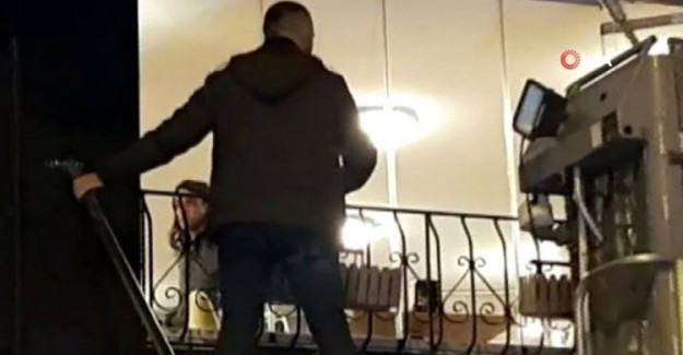 Bayrampaşa'da Hareketli Dakikalar! Palayla Kafeye Daldı