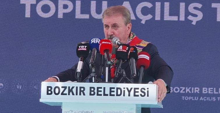 BBP genel başkanı destici, bozkır’da toplu açılış törenine katıldı