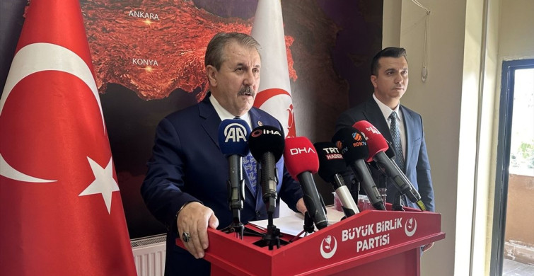 BBP Genel Başkanı Destici Konya'da Memurlar İçin Refah Payı Talep Etti