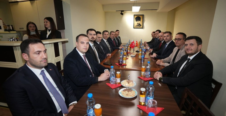 BBP Genel Başkanı Destici Kuzey Makedonya'da Temaslarda Bulundu
