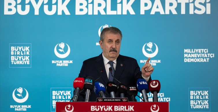 BBP Genel Başkanı Destici'den Gazze Açıklamaları