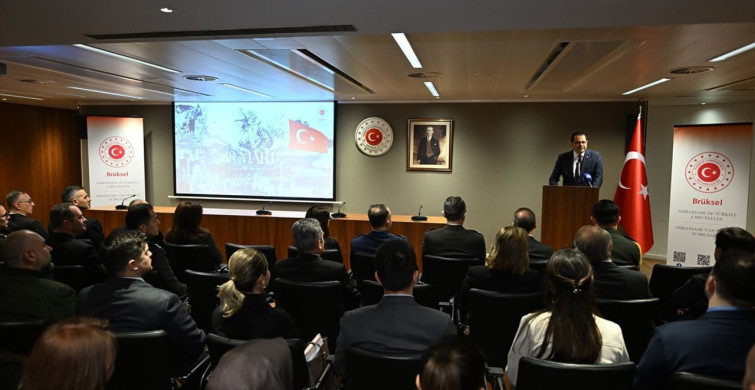 Belçika'da 18 Mart Şehitleri Anma Günü ve Çanakkale Zaferi Töreni