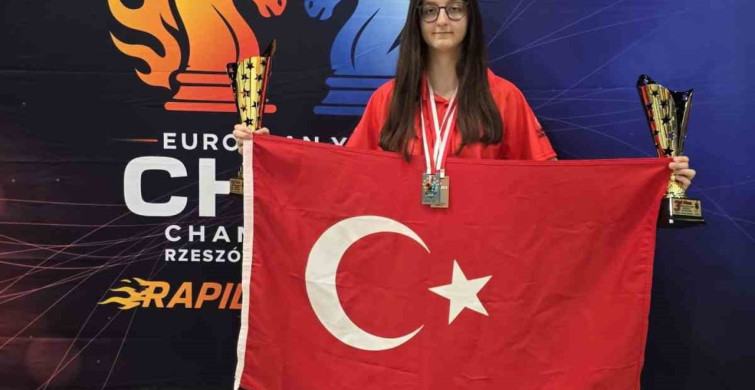 Belediyesporlu Arya Aydoğan'dan Avrupa Şampiyonası'nda çifte başarı