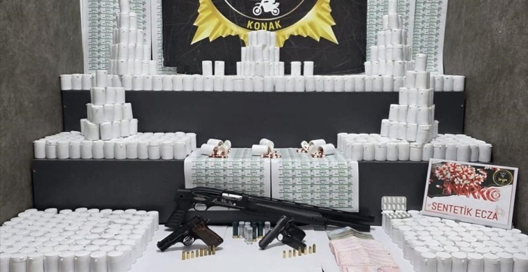 Bergama'da Uyuşturucu Operasyonu: 8 Bin Hap Ele Geçirildi