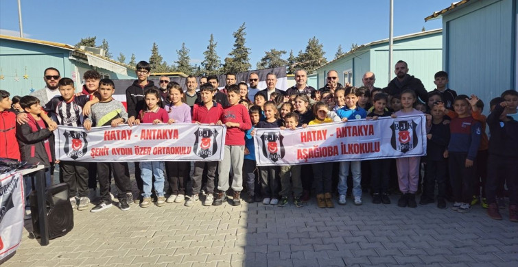 Beşiktaş Gönüllülerinden Depremzede Öğrencilere Spor Malzemesi Desteği