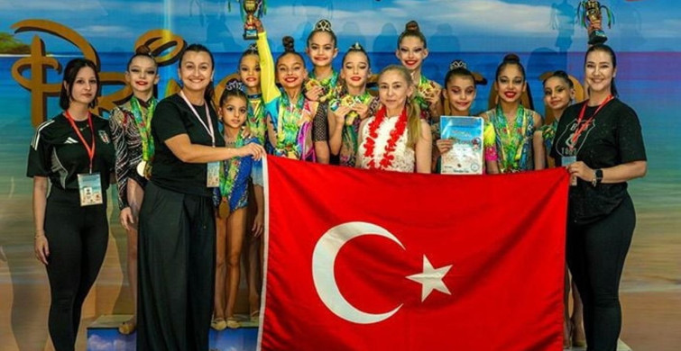 Beşiktaşlı jimnastikçiler 29 madalya kazandı