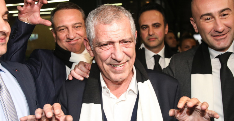 Beşiktaş'ta Fernando Santos dönemi başlıyor: Havaalanında çiçeklerle karşılandı