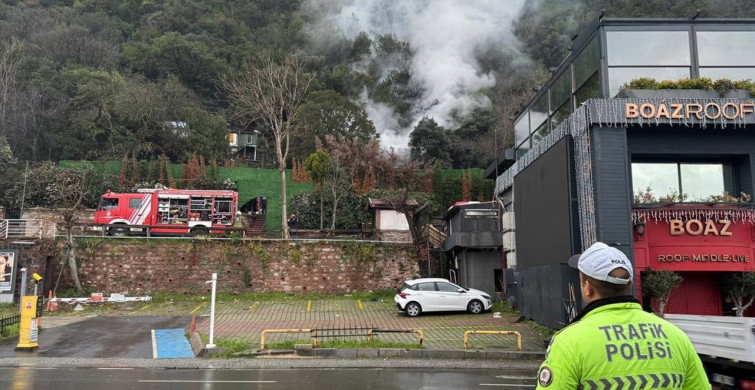 Beşiktaş'ta Restoranda Yangın Olayı