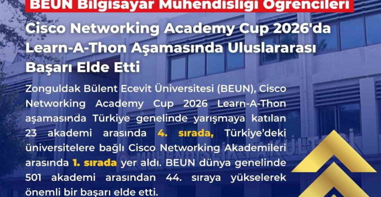 BEUN, Cisco Networking Academy Cup 2026'da Önemli Başarı Elde Etti