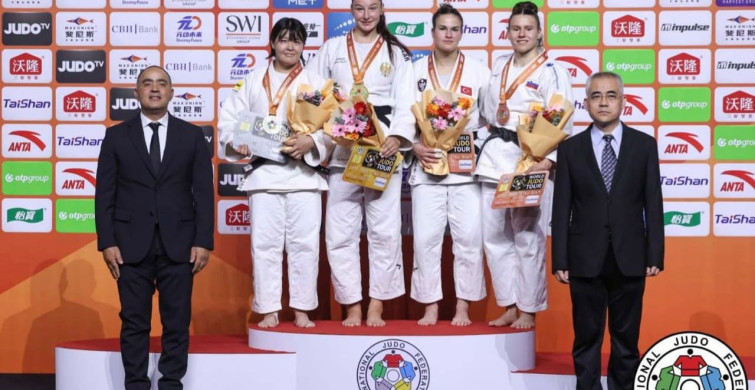 Beun’lu milli judocu Gülenay’dan bronz madalya