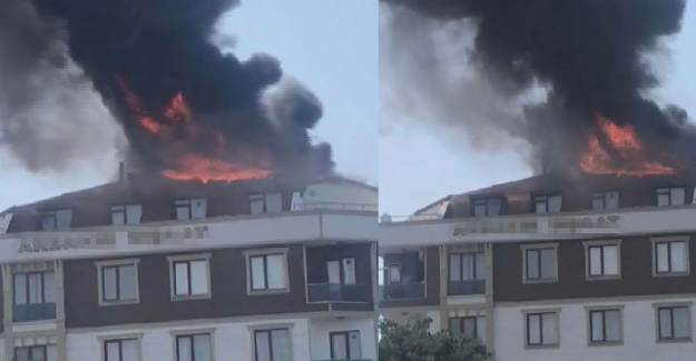 Beylikdüzü'nde 6 Katlı Binada Yangın Çıktı!