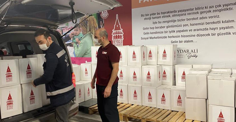 Beyoğlu’nda 4 Bin 500 Aileye Gıda Yardımı Yapılacak