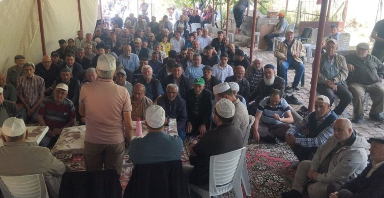 Beypazarı'nda yağan yağmurlar için şükür duası yapıldı