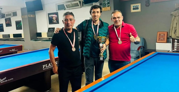Bilardo şampiyonluğu Sivas'a geldi