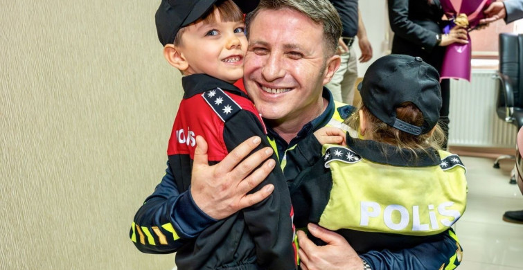 Bilecik Anaokulu Öğrencilerinden Polis Teşkilatına Anlamlı Ziyaret