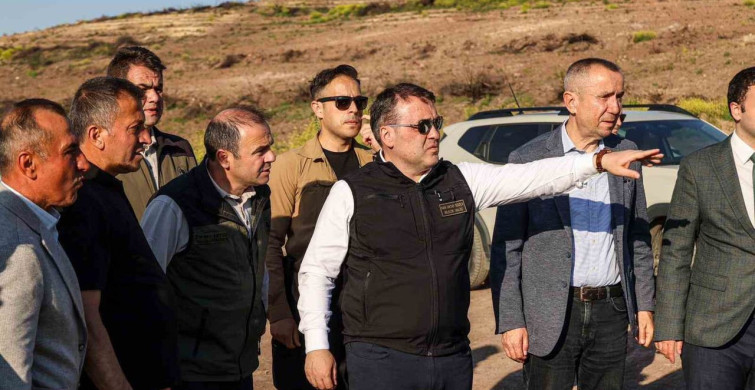 Bilecik Valisi Faik Oktay Sözer Ciciler Köyü'nde İncelemelerde Bulundu