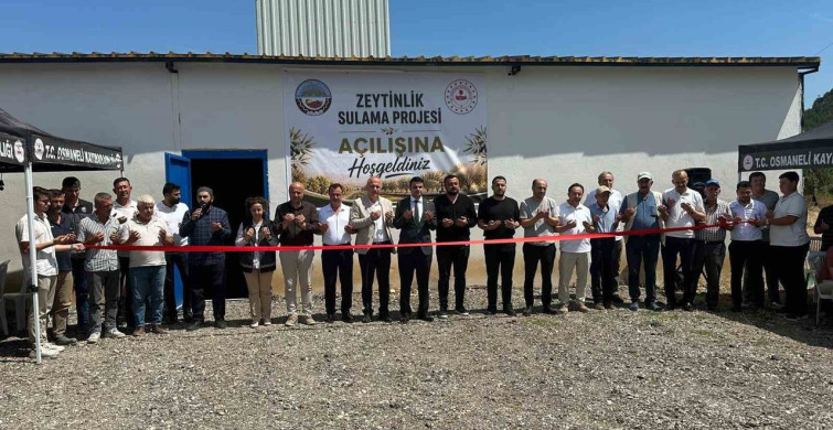 Bilecik'te 27 milyon liralık sulama projesi tamamlandı