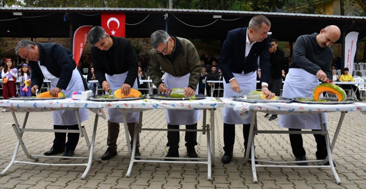 Bilecik'te 8. Kızıldamlar Kestane Kabağı Festivali Düzenlendi